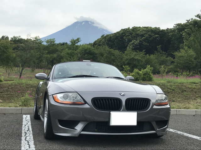 富士山と愛車のBMW Z4