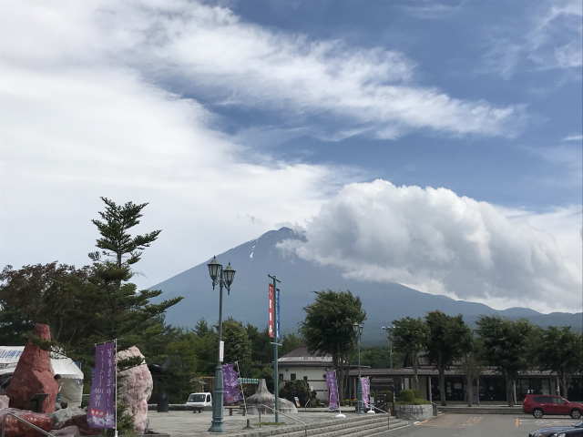 目の前の富士山